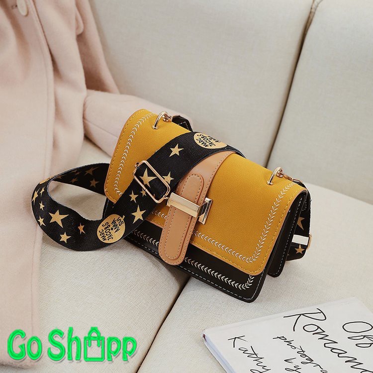 Tas Selempang Wanita Import Kulit PU Premium Kombinasi Warna - Tas Wanita Fashion Korea [SL32]