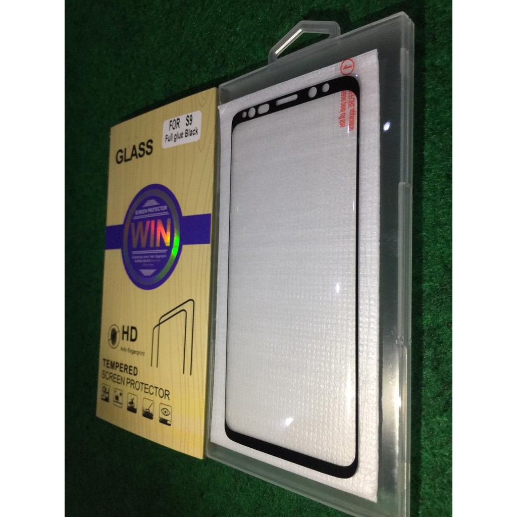 Tempered Glass WIN 5D Samsung S9 Full Glue Full Cover Curve The Best