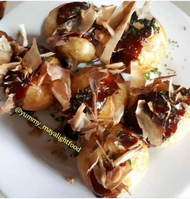 Paket lengkap bahan takoyaki+gurita 100gr okonomiyaki halal dan murah