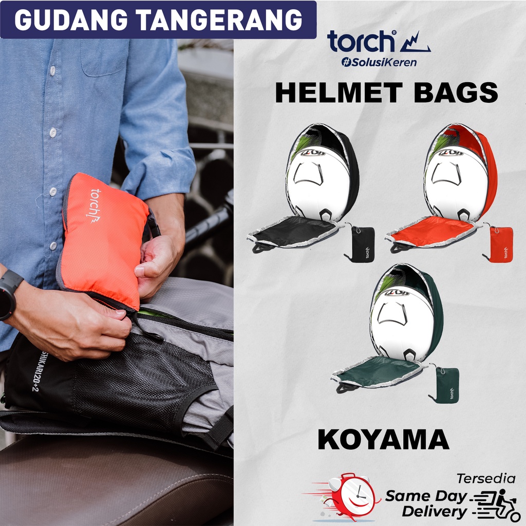 Torch Tangerang Tas Helm Koyama 19L / Tas Helm Lipat