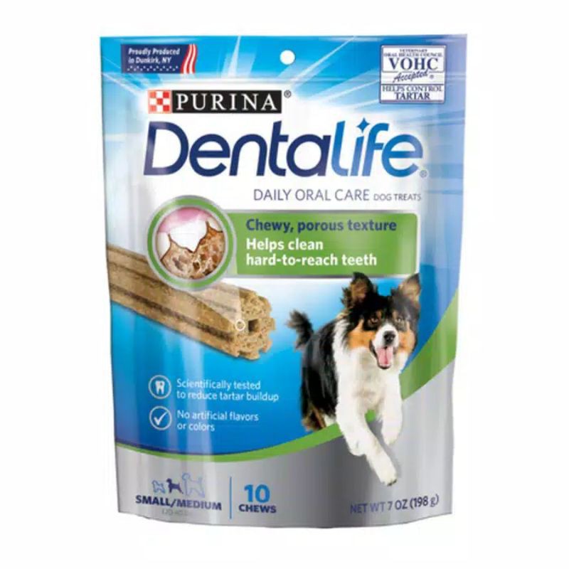 Dentalife Dog Small Medium 198gr snack anjing