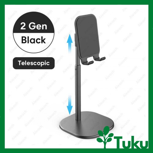 Stand Holder Handphone Alumunium Alloy Telescopic