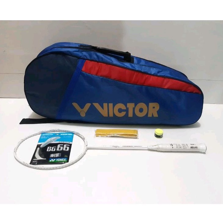 RAKET BADMINTON VICTOR THRUSTER F NAGA PUTIH