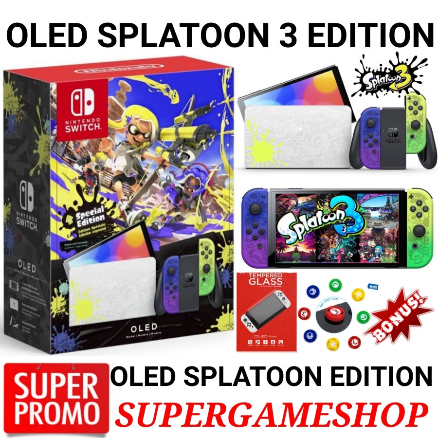 Jual Nintendo Switch Oled Splatoon Edition Oled Console Splatoon 3 Edition Shopee Indonesia