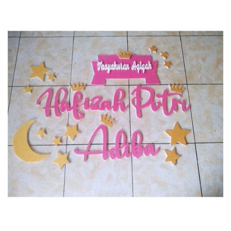 Nama backdrop styrofoam/styrofoam nama All in