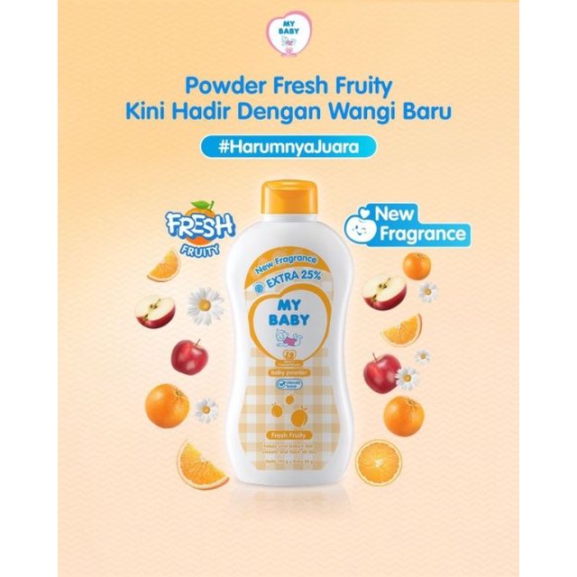 MY BABY POWDER 50, 75, 100 GRAM - BEDAK MY BABY HARUM WANGI SEGAR