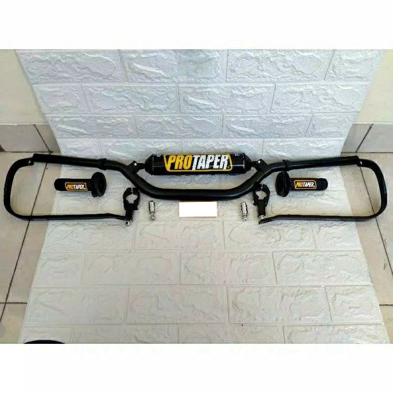 Paket Stang Fatbar Protaper Tipe High Twinwall  Stang Crf Dtracker Vixion Klx Cb 150 Old New