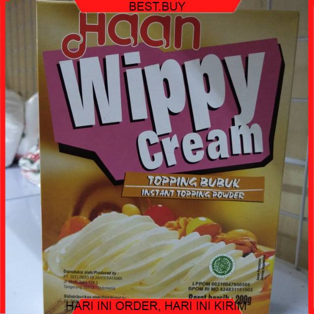 

Haan wippy cream 200GR