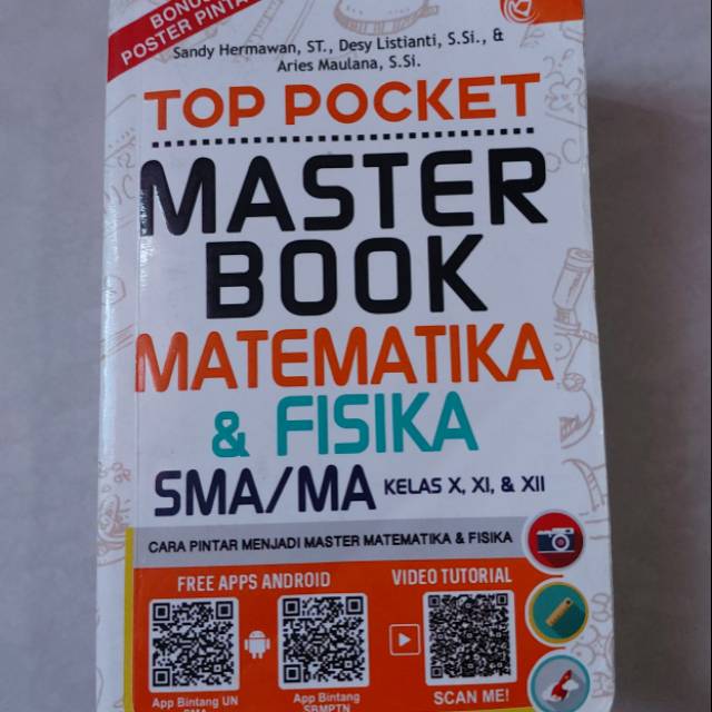 TOP POCKET MASTER BOOK MATEMATIKA & FISIKA