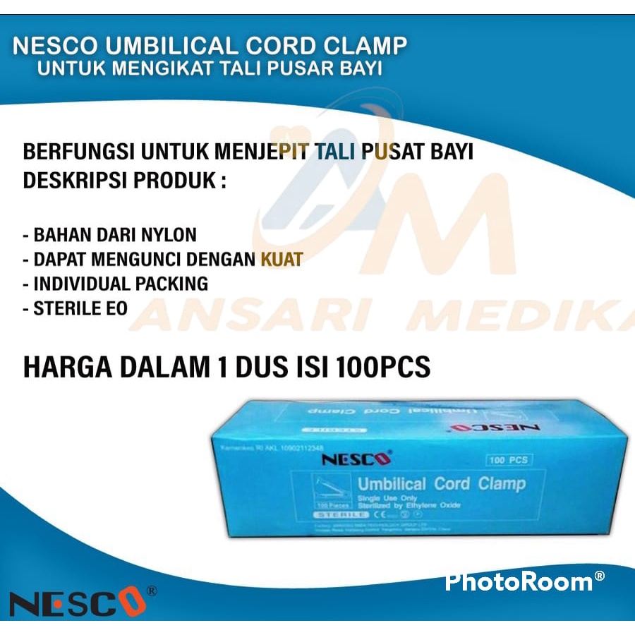 NESCO UMBILICAL CORD CLAMP ALAT PENJEPIT PUSAR BAYI