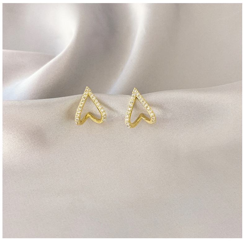 Anting Tusuk Gantung Temperament Hias Berlian Gaya Mewah / Trendy Untuk Wanita