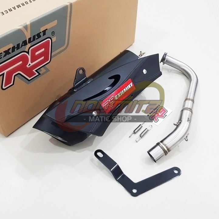 Knalpot Racing R9 Misano Full System FREE DB Killer Honda Vario 125 150 OLD