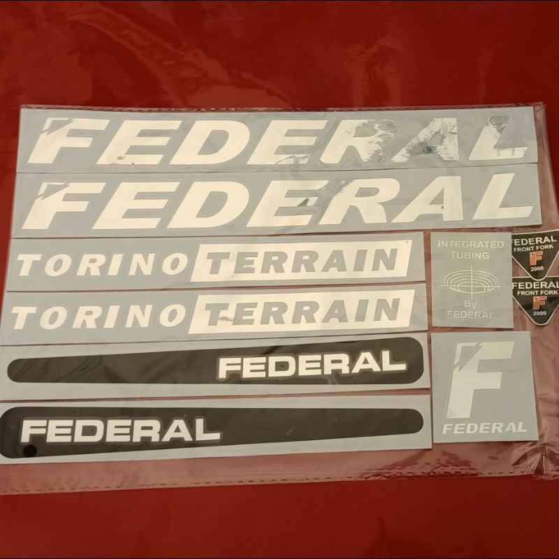 stiker Torino terrain chrome