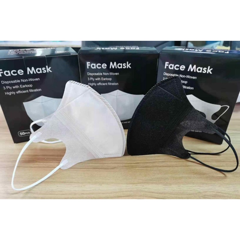 Masker DUCKBILL DEWASA Face Mask Masker 3ply Duck Bill Disposable Mask 95% -50PC Alkindo MURAH