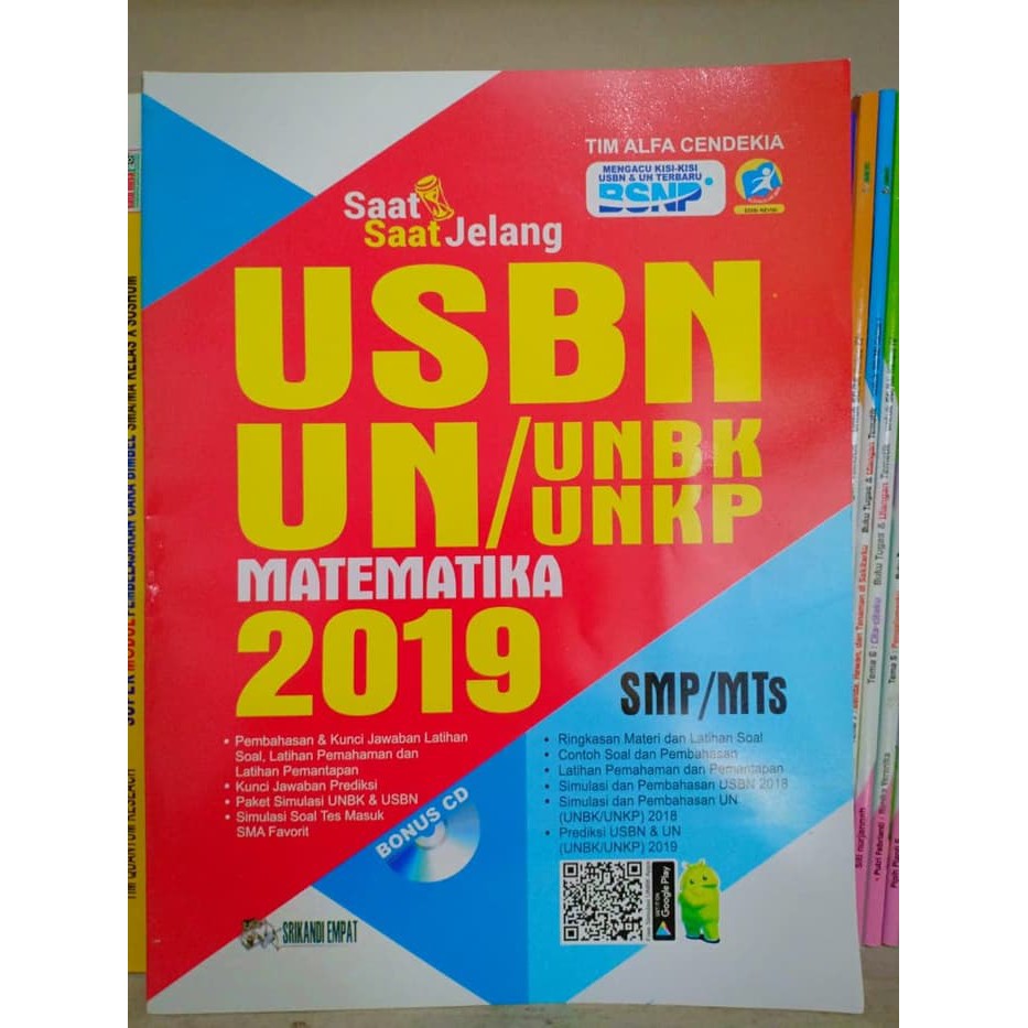 Soal Smp Saat Saat Jelang Usbn Un Matematika Smp Mts 2019