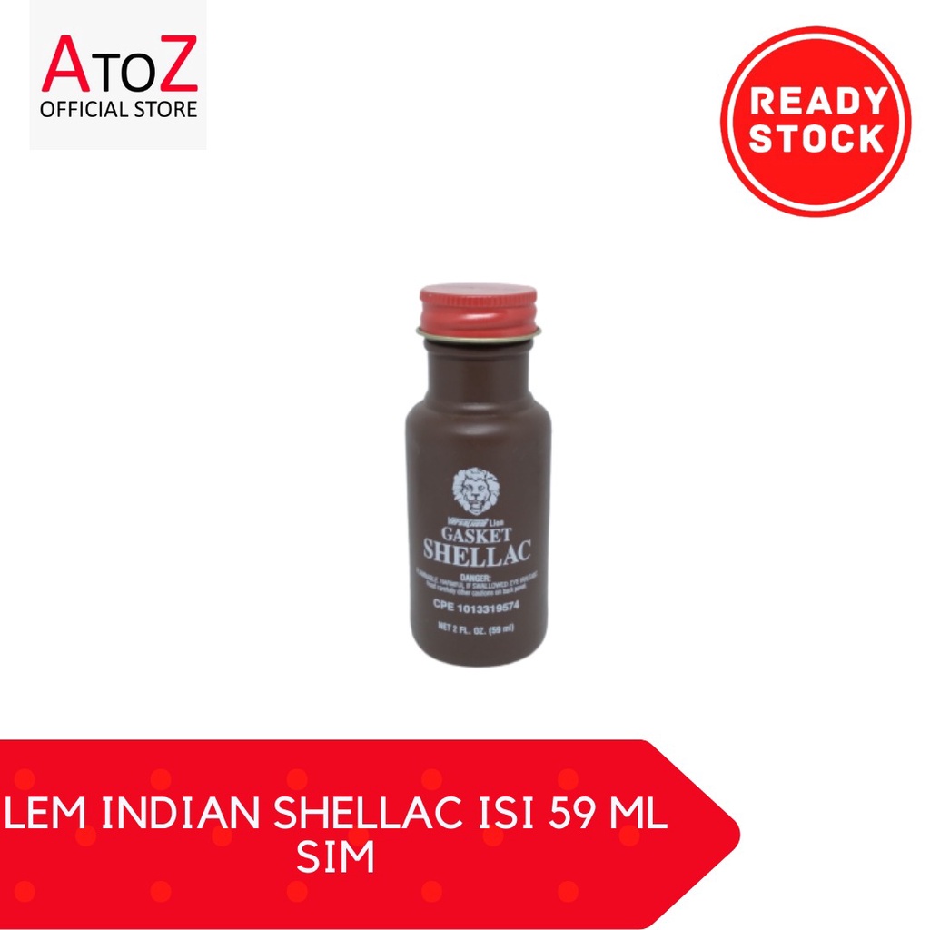 Jual LEM INDIAN SHELLAC ISI 59 ML SIM | Shopee Indonesia