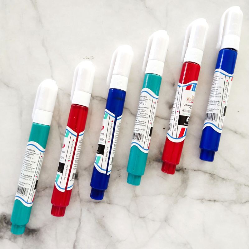 

correction pen / tip ex / tip ex cair / correction tape / coreection pen cair