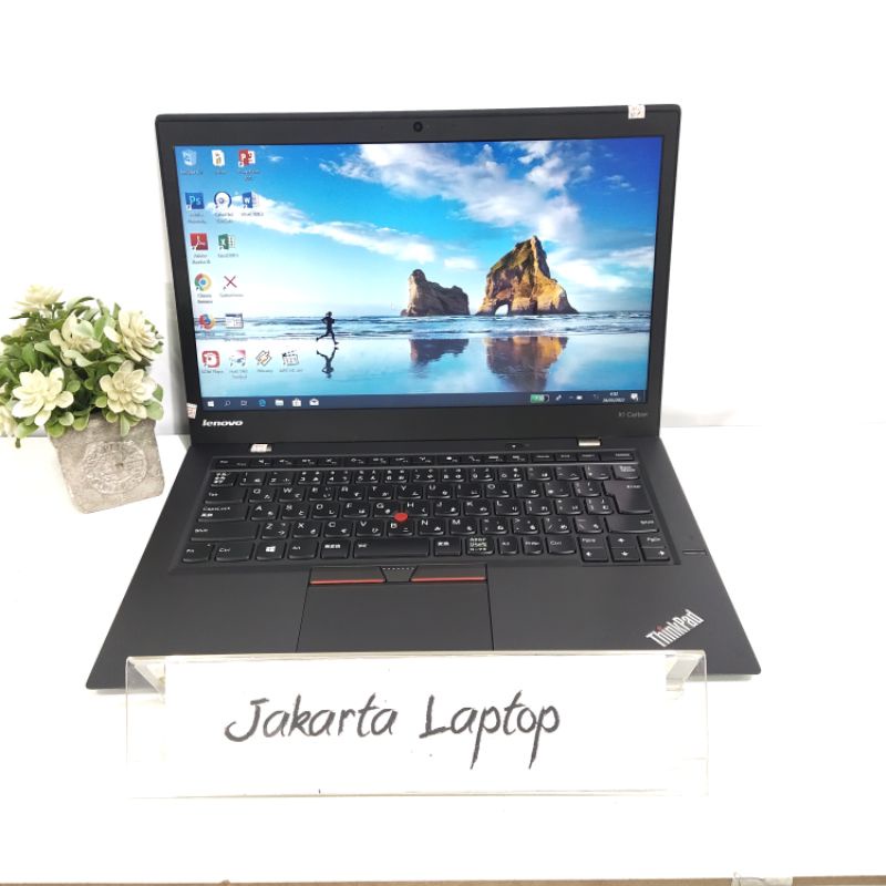 LAPTOP LENOVO THINKPAD X1 CARBON | CORE I5 | RAM 8GB | SSD NVME 512GB | MULUS MURHA BERGARANSI