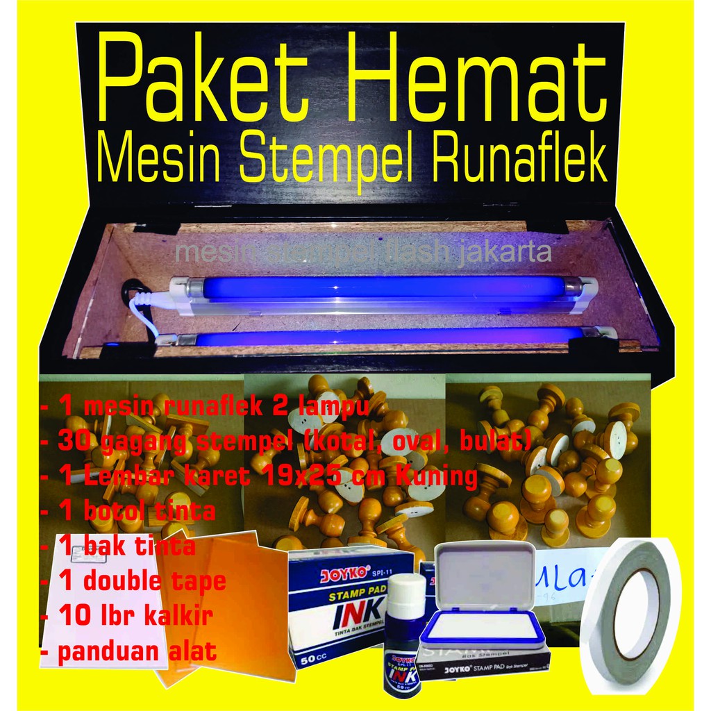 

Paket Hemat Mesin Stempel Runaflek
