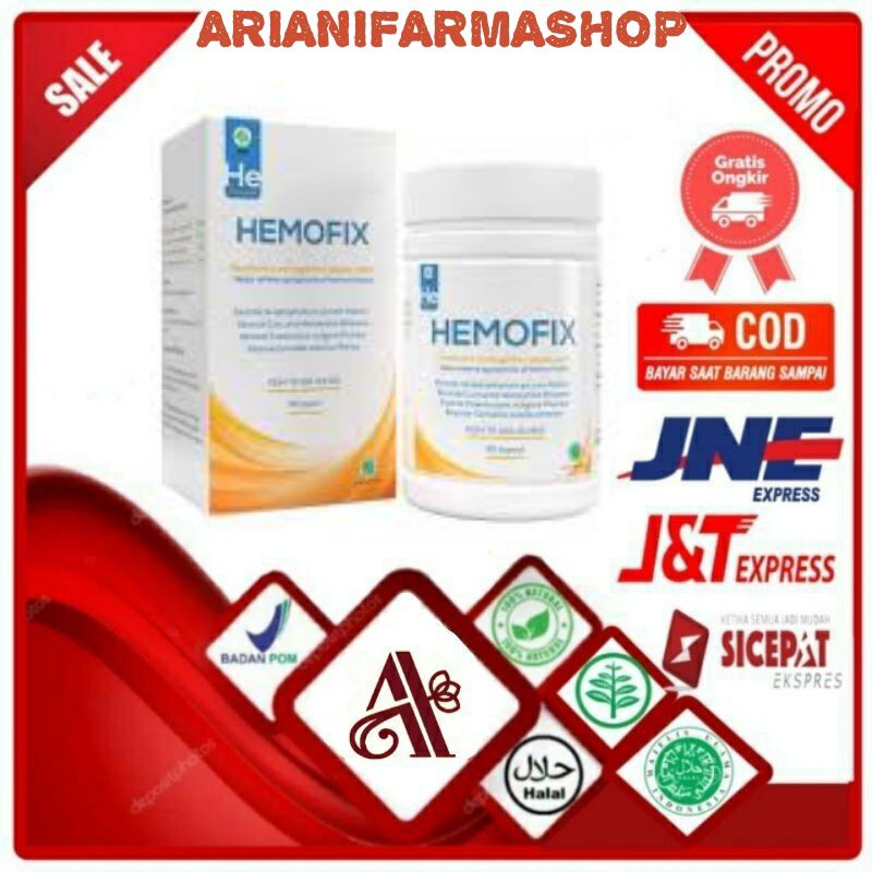 Hemofix original obat wasir ambeien herbal asli aman bpom