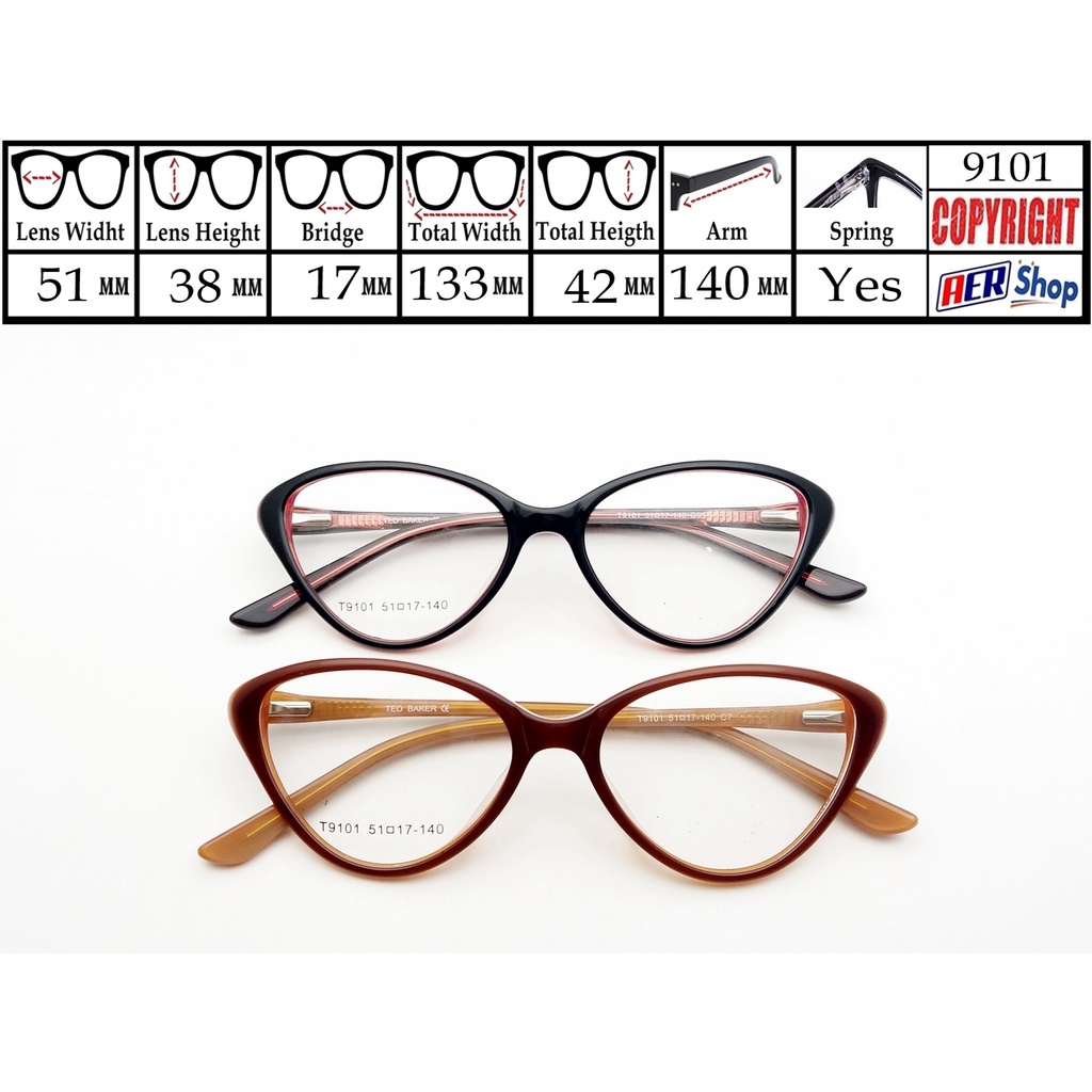 9101. Frame cat eye kacamata minus cat eye terbaru frame kacamata cat eye