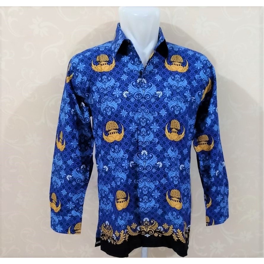 KORPRI PRIA FURING KRAH BIRU- BATIK KORPRI  Pria - Korpri Furing