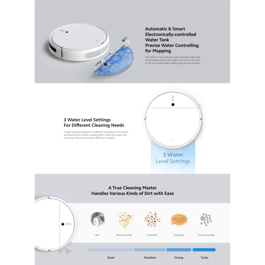 Xiaomi Robot Vacuum Cleaner Mop 2C Vacuum 2in1