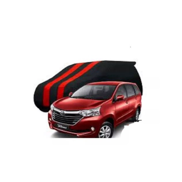 Sarung Mobil Body Cover 2 Warna Merah Hitam Toyota Avanza Xenia