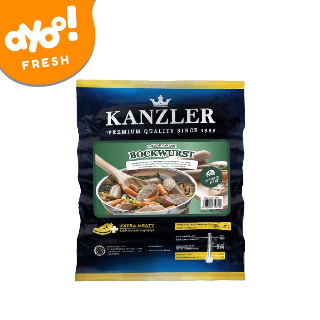

Kanzler Sosis Bockwurst 360 g Pack
