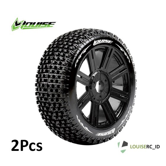Louise 1/8 B-Pirate TIRE HEX 17MM 2pcs Arrma Mugen Buggy X-Ray Sworkz Ban Rc L-T3126SB Louiserc