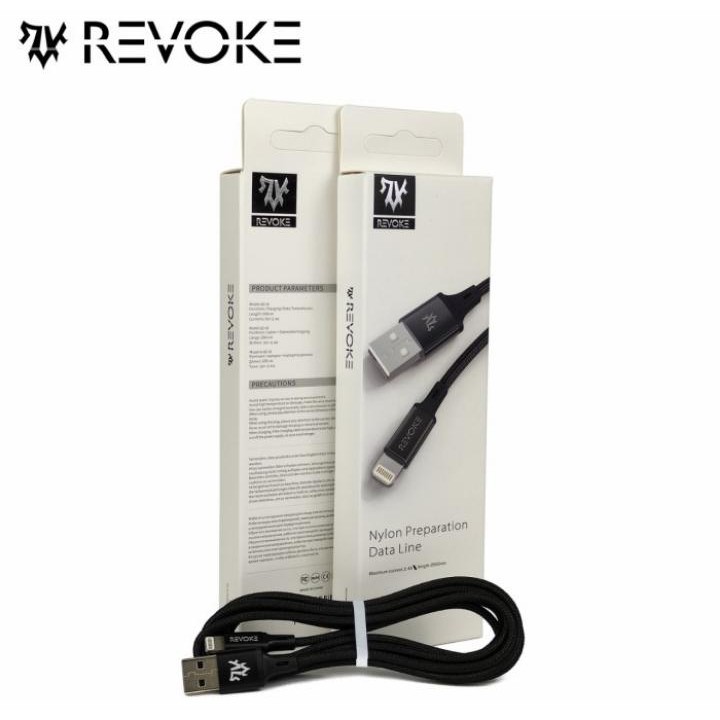 Revoke Kabel data Lightning Iphone 2 meter Fast Charging  2.4A