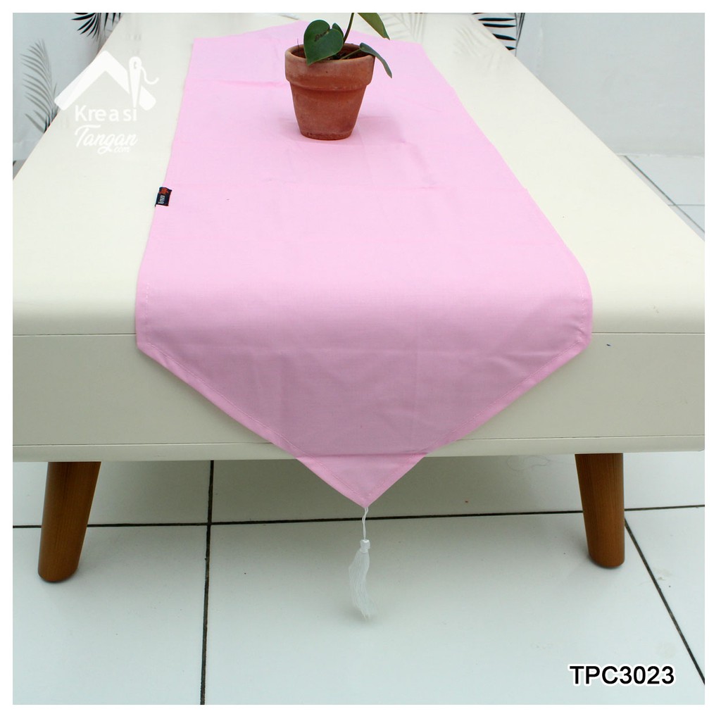 Taplak Meja Polos Table Runner POLOS Ukuran 105x30 &amp; 150x35 (TPC3023)