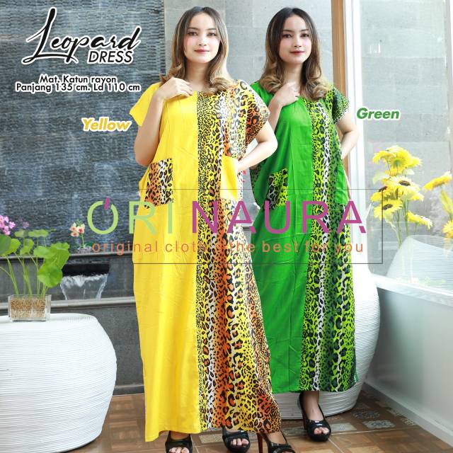 Leopard Dress Daster by OriNaura