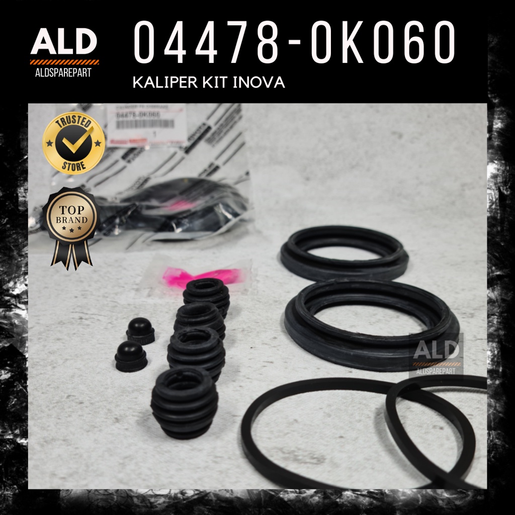 Caliper Kit Karet Seal Rem Cakram Innova Bensin Diesel (04478-0K060)