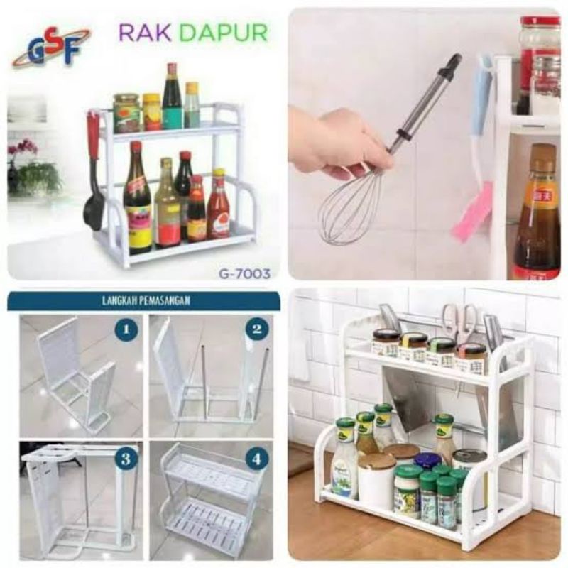 Rak Bumbu Dapur Serbaguna