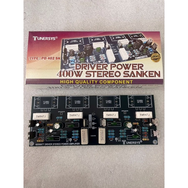 Driver Power 400W Stereo Sanken PD402SK Tunersys