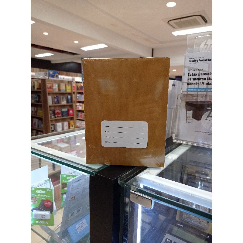 

buku tulis vos kwarto 58 sampul coklat isi 10 original gramedia