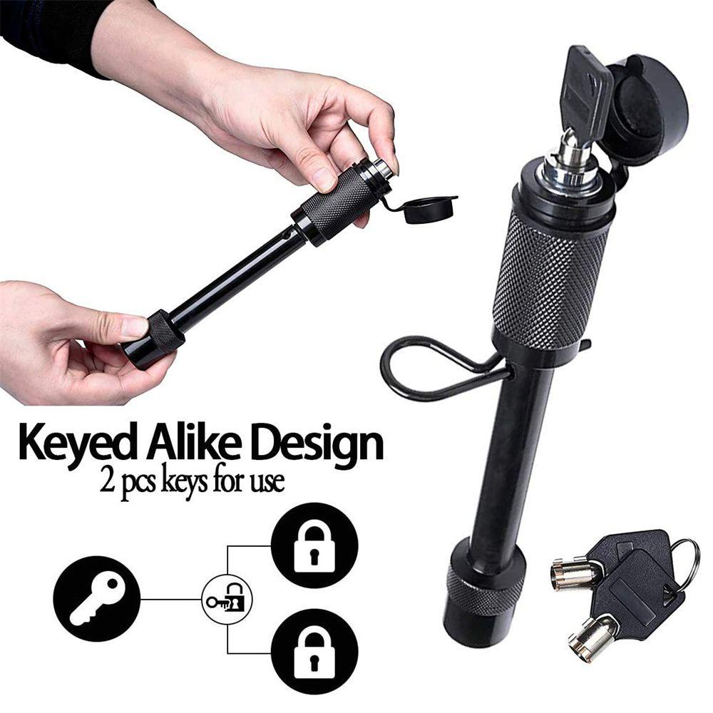 Populer Trailer Hitch Lock Pin Aksesoris O-Rings5Per8 &quot;Sistem Penguncian Ekstra Panjang Safety Clip Security Heavy Duty Tow
