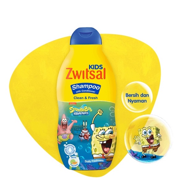 ZWITSAL KIDS SHAMPOO FRESH  BLUE 180ML