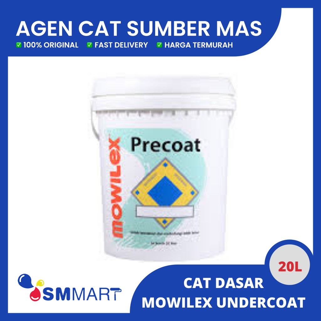 MOWILEX UNDERCOAT CAT DASAR TEMBOK INTERIOR EXTERIOR 20 L / PAIL