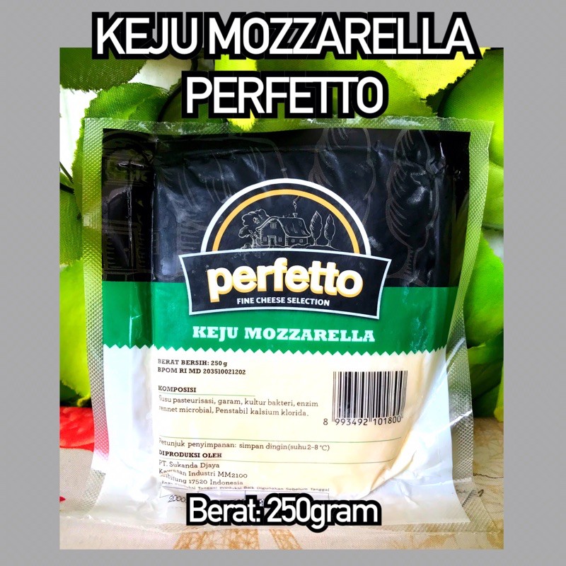 Keju Mozzarella Perfetto Keju Leleh Mozarella Perfetto