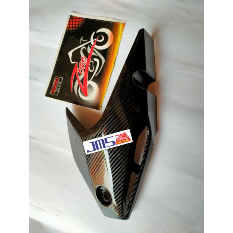 cover tutup knalpot carbon honda adv 150 zoro pnp carbon hitam