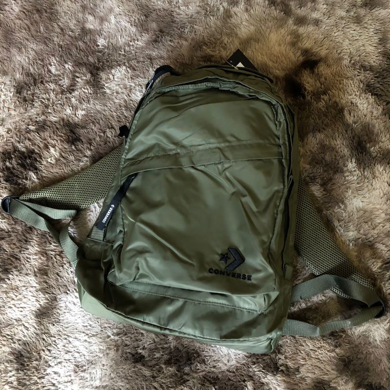 CONVERSE BACKPACK NYLON GREEN OLIVE ORIGINAL