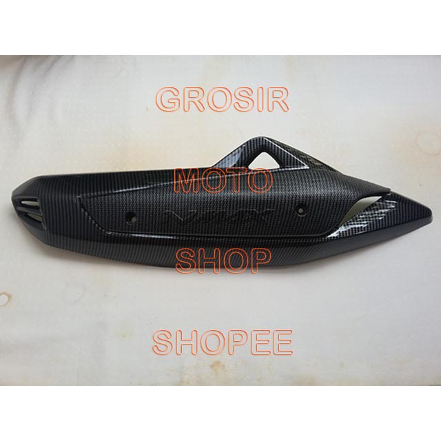 Cover Knalpot Nmax Old Carbon Pelindung Knalpot Nmax Carbon Tutup Knalpot Carbon Nmax Old