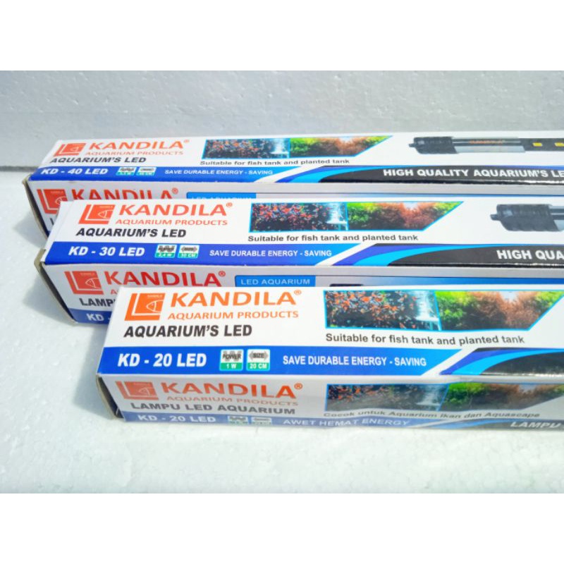 LAMPU AQUARIUM LED 20/30/40/50/60cm KANDILA (MURMER)