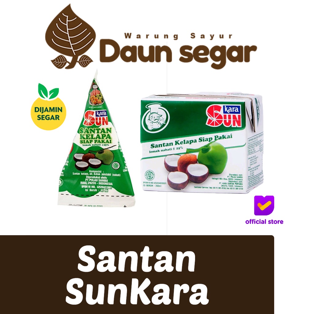 

Santan sun kara 65ml santan sasa 65ml santan bubuk santan cair Santan sunkara