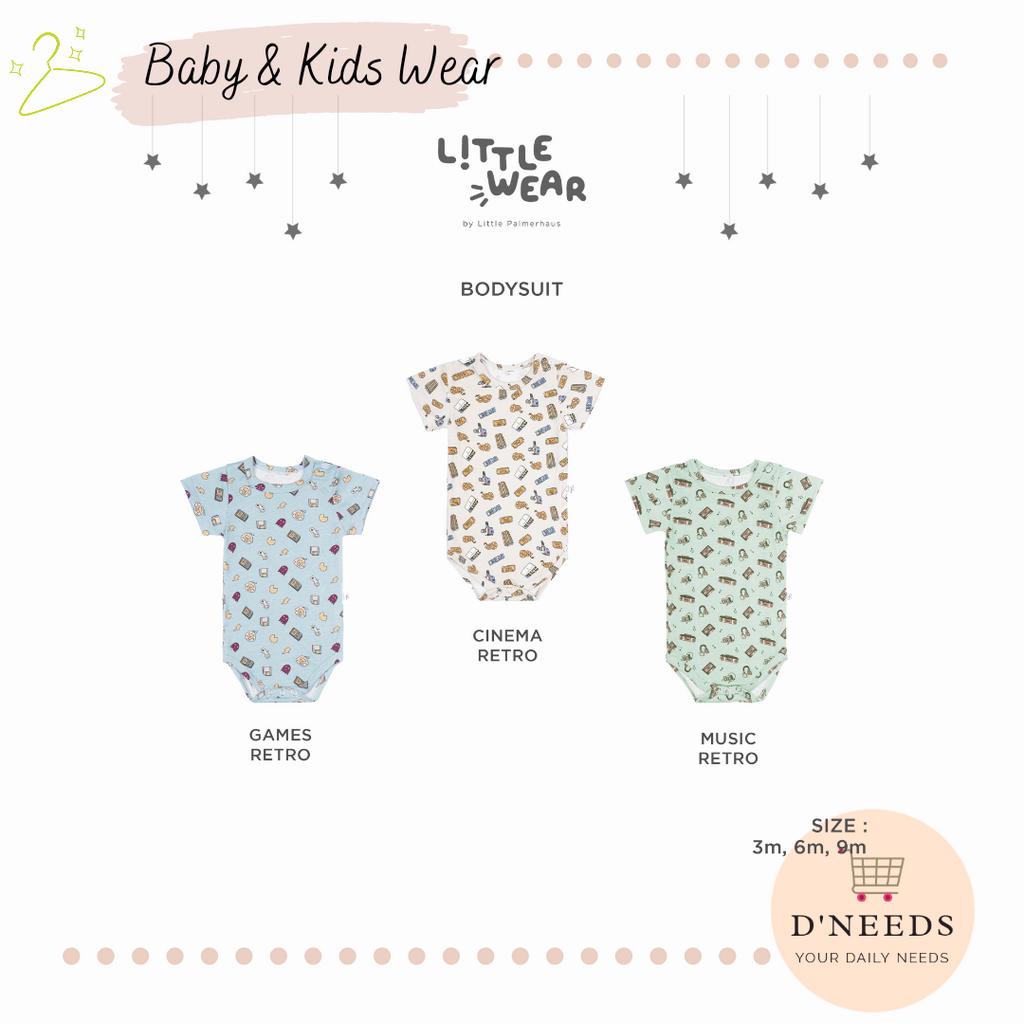 Little Palmerhaus - Little Wear Bodysuit Roundneck Retro Series