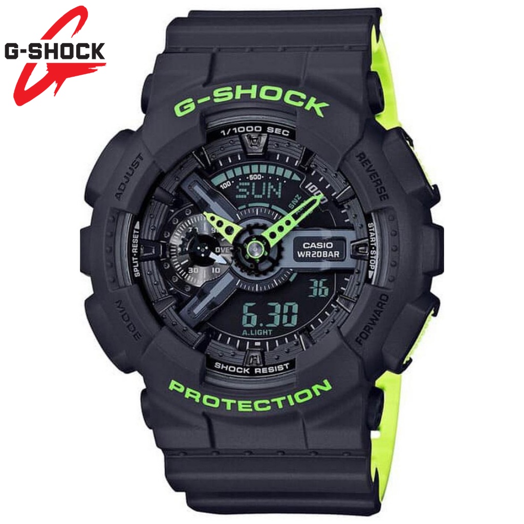 Casio G-shock GA110 / Gshock GA110 Water Resistant Fullset - OREN GREY