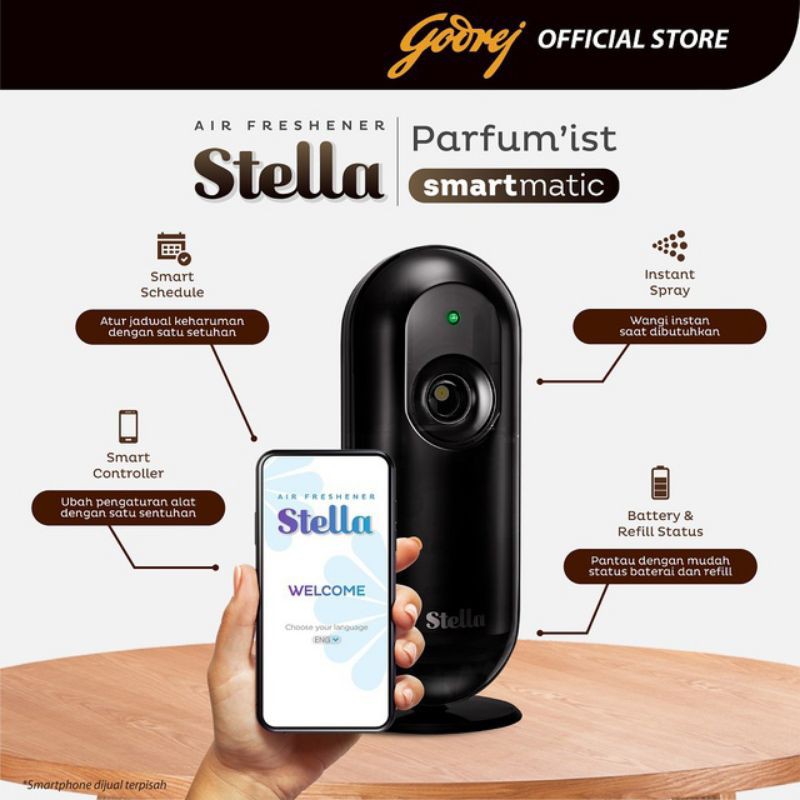 STELLA SMART MATIC ALAT+REFF PARFUM'IST(TERMURAH)