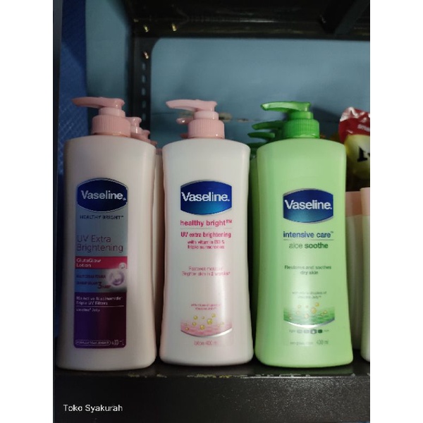 Jual Vaseline Hand Body Lotion Pump 400ml Shopee Indonesia